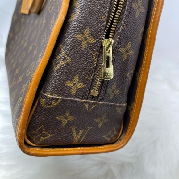 344 Pre Owned Authentic Louis Vuitton Monogram Rivoli Soft Briefcase Bag MI1918 - Picture 9 of 11